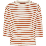 MARTA DU CHATEAU Marta du Chateau Damen T-Shirt MdcBrooklyn 58351 T-shirt Beige/Rust