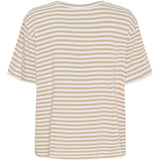 MARTA DU CHATEAU Marta du Chateau Damen T-Shirt MdcEnrica 258036 Restudsalg Beige Stripe