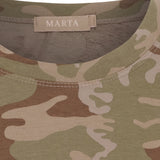 MARTA DU CHATEAU Marta du Chateau Damen T-Shirt MdcEstrid 22643 Restudsalg Green Camo