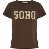 MARTA DU CHATEAU Marta du Chateau Damen T-Shirt MdcHerdis 84275 T-shirt Moro5/Beige