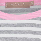 MARTA DU CHATEAU Marta du Chateau Damen T-Shirt MdcJamila 268402 T-shirt Grey23/Baby5