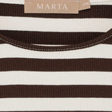 MARTA DU CHATEAU Marta du Chateau Damen T-Shirt MdcNena 7524 Restudsalg Marone73466