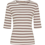 MARTA DU CHATEAU Marta du Chateau Damen T-Shirt MdcNena 7524 Restudsalg Tortora