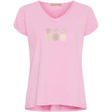 MARTA DU CHATEAU Marta du Chateau Damen T-shirt MdcGemma 22031 Restudsalg Pink