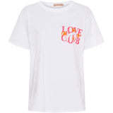 MARTA DU CHATEAU Marta du Chateau Damen T-shirt MdcInge -0532 Restudsalg White/Pink Fluo
