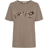 MARTA DU CHATEAU Marta du Chateau Damen T-shirt MdcInge .0532 Restudsalg Fango Leo