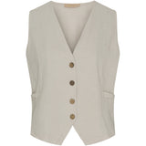 MARTA DU CHATEAU Marta du Chateau Damen Weste MdcKatarine 86331 Restudsalg Sabbia