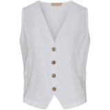 MARTA DU CHATEAU Marta du Chateau Damen Weste MdcKatarine 86331 Restudsalg White