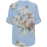 MARTA DU CHATEAU Marta du Chateau Damen bluse MdcNadira 9122 Shirt Celeste