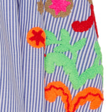 MARTA DU CHATEAU Marta du Chateau Damen hemd MdcAleta 268191Stripe Shirt Blue Denim Stripe
