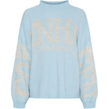 MARTA DU CHATEAU Marta du Chateau Damen strick MdcAria 8111 Restudsalg Light Blue/Beige