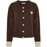 MARTA DU CHATEAU Marta du Chateau Damen strick MdcCalla KNA052 Knit Moro/BeigeW088