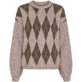 MARTA DU CHATEAU Marta du Chateau Damen strick MdcCora 82171 Knit Beige/Gold