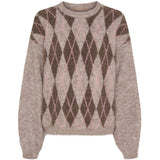 MARTA DU CHATEAU Marta du Chateau Damen strick MdcCora 82171 Knit Beige/Rose