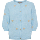 MARTA DU CHATEAU Marta du Chateau Damen strick MdcParisa 9647 Restudsalg Light blue