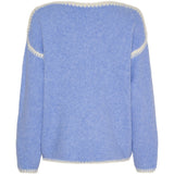 MARTA DU CHATEAU Marta du Chateau Damen strickjacke MdcLinette KN8032 Knit SkyW025