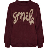 MARTA DU CHATEAU Marta du Chateau Damen strickjacke MdcTulip 9580 Knit Bordeaux