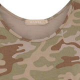 MARTA DU CHATEAU Marta du Chateau Damen top MdcAngeline 2499 Top Green Camo