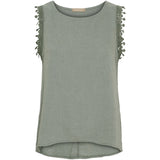 MARTA DU CHATEAU Marta du Chateau Damen top MdcHolly 258355 Top Military2828