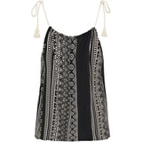 MARTA DU CHATEAU Marta du Chateau Damen top MdcTanya 258620 Top Black/WhiteMC1488