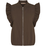 MARTA DU CHATEAU Marta du Chateau Damen weste MdcJannie 58876M Vest Coffee
