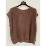 MARTA DU CHATEAU Marta du Chateau Damen weste MdcLaya 8039 Knit Vest Moro