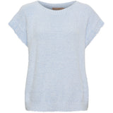 MARTA DU CHATEAU Marta du Chateau Damen weste MdcLaya 8039 Knit Vest Sky Blue