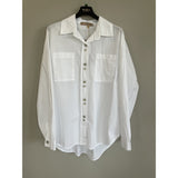 MARTA DU CHATEAU Marta du chateau Damen Bluse MdcCitrine 68870 Shirt White
