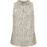 MARTA DU CHATEAU MdcCalista LS T-Shirt Top Beige