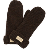 MARTA DU CHATEAU MdcLindsey Knit Mitten Gloves Brown