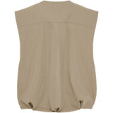 MARTA DU CHATEAU Marta du Chateau Damenweste mdctanja Vest Dark Beige