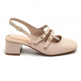 SHOES Mille Damen plateau 3215-1 Restudsalg Nude