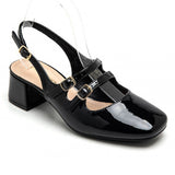 SHOES Mille Damen plateau 3215-1 Restudsalg Black