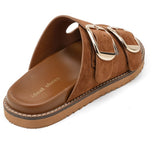 SHOES Miltus Damen Sandalen 1523 Restudsalg Camel