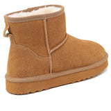 SHOES Mirage Damen Teddy Stiefel 5350-1 Shoes Camel