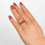muun STUDIOS Muun Studios SIS Ring 18K Goldbeschichtet R049 Jewelry Guld
