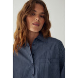 Noella NOELLA Damen Hemd N-MARLON Shirt Davy Navy Check