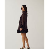 Noella NOELLA Damen Kleid LATANIA Dress Chocolate