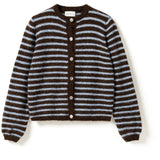 Noella NOELLA dame cardigan N-MERTICE Cardigan BROWN BLUE STRIPE