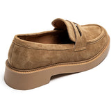 SHOES Norah Damen Slipper 1858 Restudsalg Camel