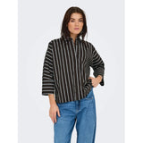 ONLY ONLY DAMEN BLUSE ONLNANCY Restudsalg Chocolate Torte Stripes