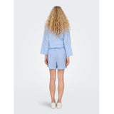 ONLY ONLY Damen-Shorts ONLAUGUSTA Pant Cloud Dancer BLUE STRIPES