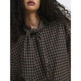 ONLY ONLY Damen Bluse ONLMAYLIN Shirt Black HARVEST CHECK