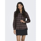 ONLY ONLY Damen Hemd ONLWREN Shirt Black Checked forge