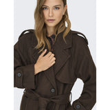 ONLY ONLY Damen Jacke ONLDEAR-TRILLON Jacket Chocolate Brown MELANGE