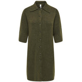 ONLY ONLY Damen Kleid ONLALIVIA Dress Beech Dtm Button/Melange