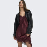 ONLY ONLY Damen Kleid ONLINDONA Dress Oxblood Red