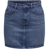 ONLY ONLY Damen Rock ONLMATILDA Skirt Medium blue denim