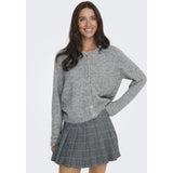 ONLY ONLY Damen Strick-Cardigan ONLMAGGIE Knit Light Grey Melange