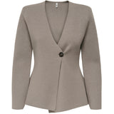ONLY ONLY Damen Strickjacke ONLMYERA Restudsalg Moon Rock MELANGE
